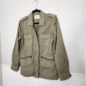 VELVET Lily Aldridge for Velvet Green Anorak Jacket